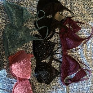 Lot of 5 Victoria’s Secret Bralettes